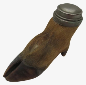 Rare Antique Deer Inkwell Paddle- - Paddle, HD Png Download, Free Download