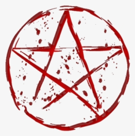#pentagram #red #devil #satan #666 #blood #bloody #star - Pentagram Transparent Background, HD Png Download, Free Download
