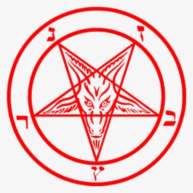 Satanic Drawing Woman - Baphomet Png, Transparent Png, Free Download