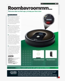 Roomba 980 Robot Vacuum Cleaner , Png Download - Flyer, Transparent Png, Free Download