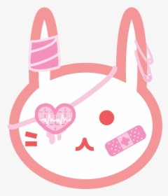 Creepy Cute Yami Kawaii Rabbit Bunny - Yami Kawaii Bunny, HD Png Download, Free Download