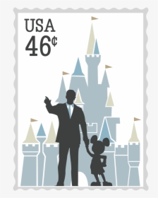Disney Postal Stamp Png, Transparent Png, Free Download