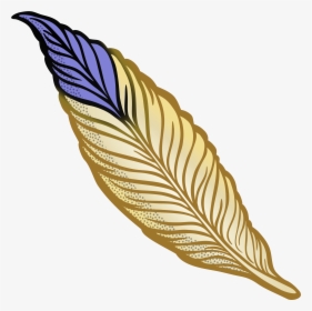 This Free Icons Png Design Of Feather - Transparent Background Gold Feather Png, Png Download, Free Download