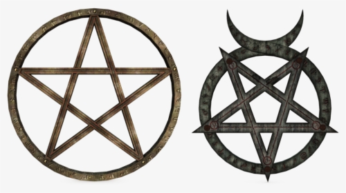 Triple Goddess Symbol With Pentagram - Chilling Adventures Of Sabrina Symbol, HD Png Download, Free Download