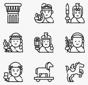 Greek Mythology - Food Icons Png, Transparent Png, Free Download