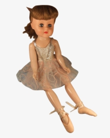Vintage 18” Walking Ballerina, Mollye Circle X Doll, - Vintage Ballerina Doll Nancy Ann, HD Png Download, Free Download