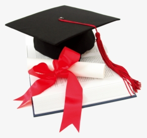 Graduation Cap With Book Png, Transparent Png, Free Download