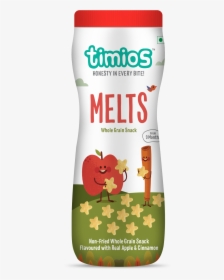 Timios Melts Apple & Cinnamon 9 Months Non Fried, Hd - Timios Product, HD Png Download, Free Download