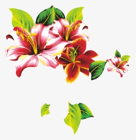 Floral Design Lilium Petal Flower - 矢量 花, HD Png Download, Free Download