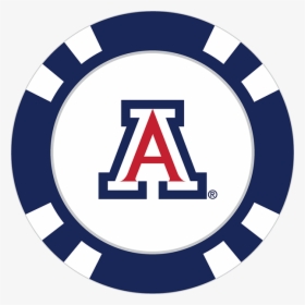 Arizona Wildcats Poker Chip Ball Marker - Transparent Background Poker Chips Png, Png Download, Free Download
