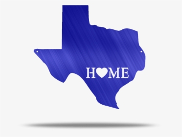 State Cut Out Home Heart Metal Wall Sign - Cross, HD Png Download, Free Download
