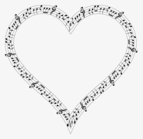 Music Note Heart Png, Transparent Png, Free Download