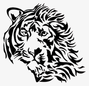 Collection Of Free Liger Drawing Easy Download On Ui - Liger Black And White, HD Png Download, Free Download