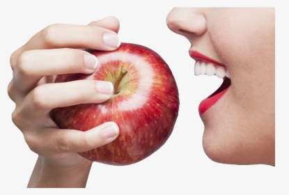 Clip Art Biting An Apple - Eating Apple Transparent Background, HD Png Download, Free Download