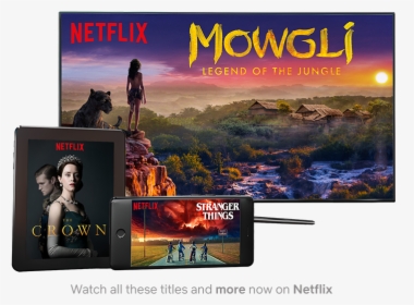 Plus Get Netflix For 1 Year On Us * - Mowgli Legend Of The Jungle 2018, HD Png Download, Free Download