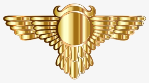 Symbol,brass,wing - Egyptian Gold Symbol Png, Transparent Png, Free Download