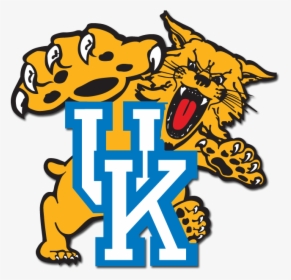 Kentucky Wildcats Desktop Clipart - Kentucky Wildcat Basketball Logos, HD Png Download, Free Download