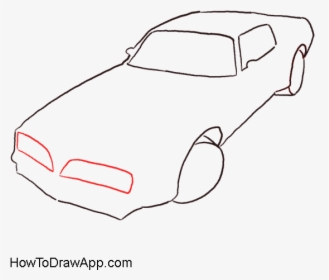 Draw Pontiac Trans Am, HD Png Download, Free Download