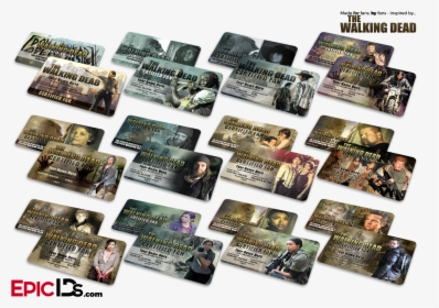 Amc"s The Walking Dead Inspired Certified Fan Id Card, HD Png Download, Free Download