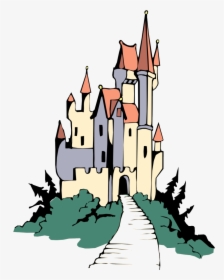 Disney Castle Disneyland Clipart Free Images On Hill - Scary Castle Clipart, HD Png Download, Free Download