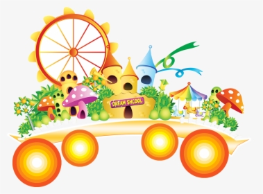 Castle Animation Park Cartoon Free Transparent Image, HD Png Download, Free Download