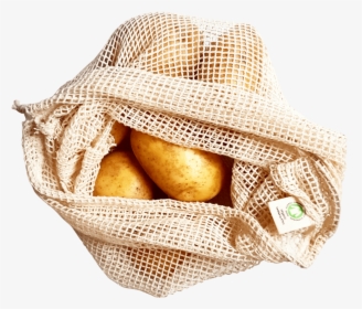 Reusable Cotton Bags - Mesh Bag For Fruits, HD Png Download, Free Download