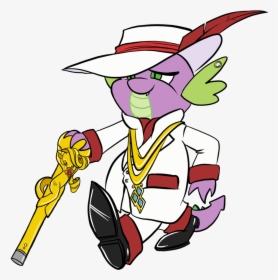 Bunnimation, Cane, Clothes, Dragon, Feather, Hat, Male, - Spike, HD Png Download, Free Download