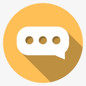 Icon Of A Speech Bubble - Circle Text Bubble Icon, HD Png Download, Free Download