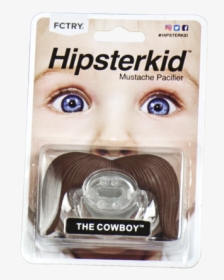 Mustache Pacifier, Mustachifier, The Cowboy, Handlebar - Fctry Mustache Pacifier, HD Png Download, Free Download