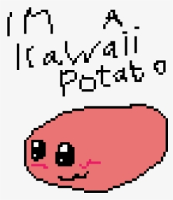 Im A Kawaii Potato - Pixel Art Circle, HD Png Download, Free Download