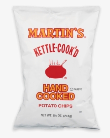 Martin"s Kettle-cook"d Potato Chips - Throw Pillow, HD Png Download, Free Download