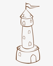 Castle Towers Cartoon Drawing Png Clipart , Png Download - Desenho Sobre A Idade Media, Transparent Png, Free Download