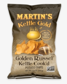 Martin"s Kettle Gold Potato Chips Golden Russet Kettle - Black Martin Bag Of Chips, HD Png Download, Free Download