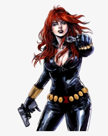 Avengers Clipart Wonder Woman - Black Widow Marvel Hq, HD Png Download, Free Download