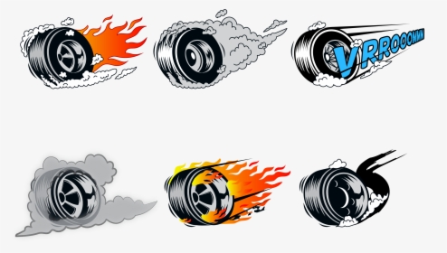 Transparent Tire Tracks Clipart - Car Burnout Png, Png Download, Free Download