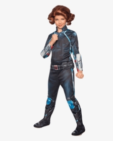 Girls Age Of Ultron Deluxe Black Widow Costume - Ready Player One Halloween Costume, HD Png Download, Free Download