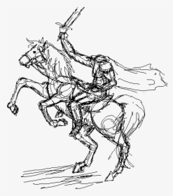 Drawing Of The Headless Horseman Hd Png Download Kindpng - headless horseman clipart roblox horseless headless