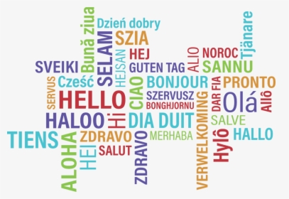Transparent Shine Vector Png - Hello In Multiple Language, Png Download, Free Download