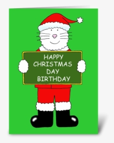 Happy Christmas Day Birthday Greeting Card - Merry Xmas Boss, HD Png Download, Free Download