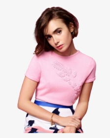 Lily Collins Photoshoot 2015, HD Png Download, Free Download