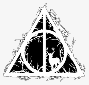 #deathlyhallows #patronus #harry Potter #harrypotter - Expecto Patronum Black And White, HD Png Download, Free Download