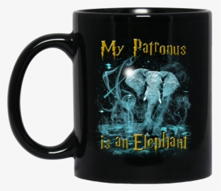 Harry Potter Elephant Mug My Patronus Is An Elephant - Hallmark Christmas Movie Mug Svg, HD Png Download, Free Download