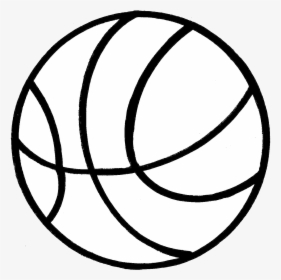 Basketball Clipart Simple Graphics Illustrations Free - Ball Black And White, HD Png Download, Free Download