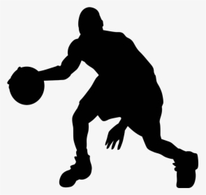 Silhouette Basketball Transparent Background Clipart - Basketball Sports Silhouette Png, Png Download, Free Download