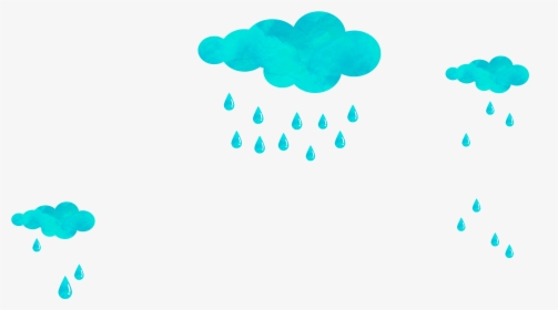 Transparent Rain Drops Clipart - Raining Graphic, HD Png Download, Free Download