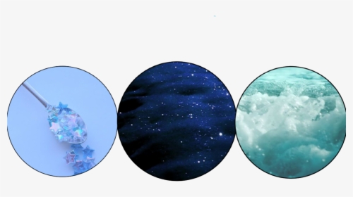 Moon - Blue Png Aesthetic, Transparent Png, Free Download