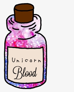 Unicorn Blood Png Sticker Tumblr Asthetic Aesthetic - Aesthetic Sticker Tumblr Png, Transparent Png, Free Download