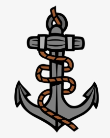 Anchor, Rope, Nautical, Sea, Sailing, Marine, Ship - Ancre Marine Clipart, HD Png Download, Free Download