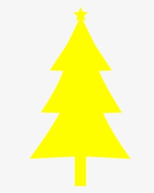 Christmas Tree Silhouette - Christmas Tree, HD Png Download, Free Download