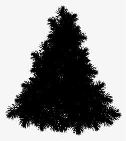 Christmas Tree Silhouette - Christmas Tree Graphic Png Transparent, Png Download, Free Download